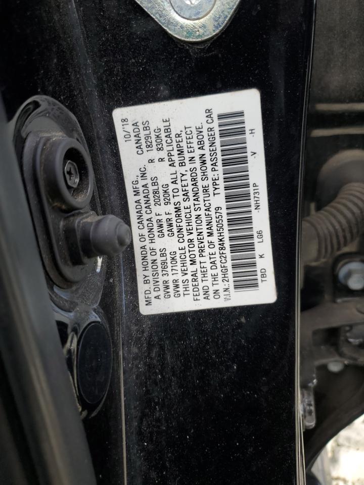 2019 HONDA CIVIC