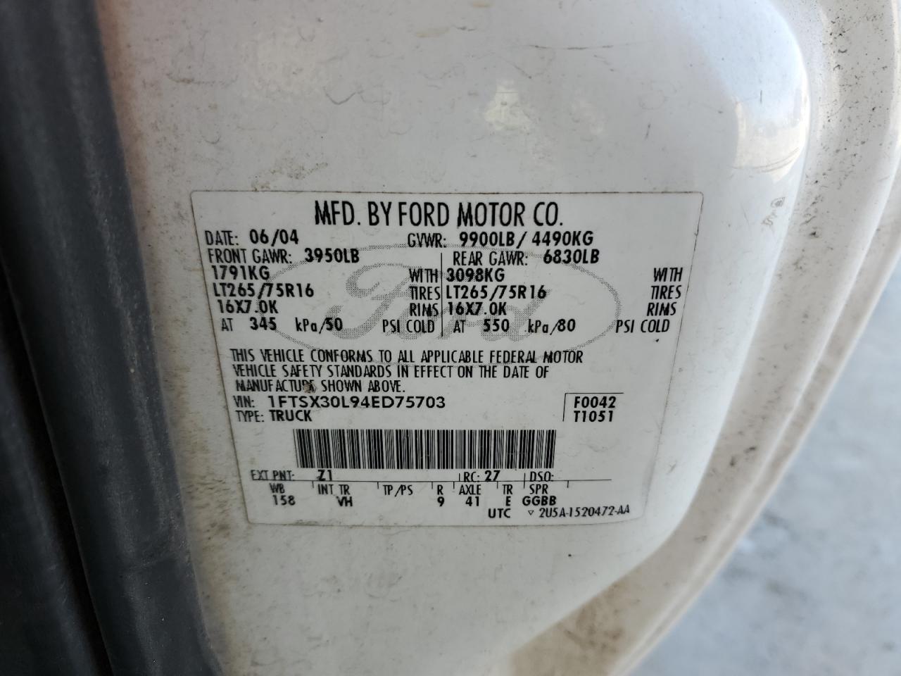 2004 FORD F-350