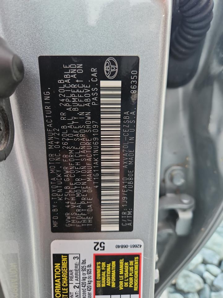 2022 TOYOTA CAMRY