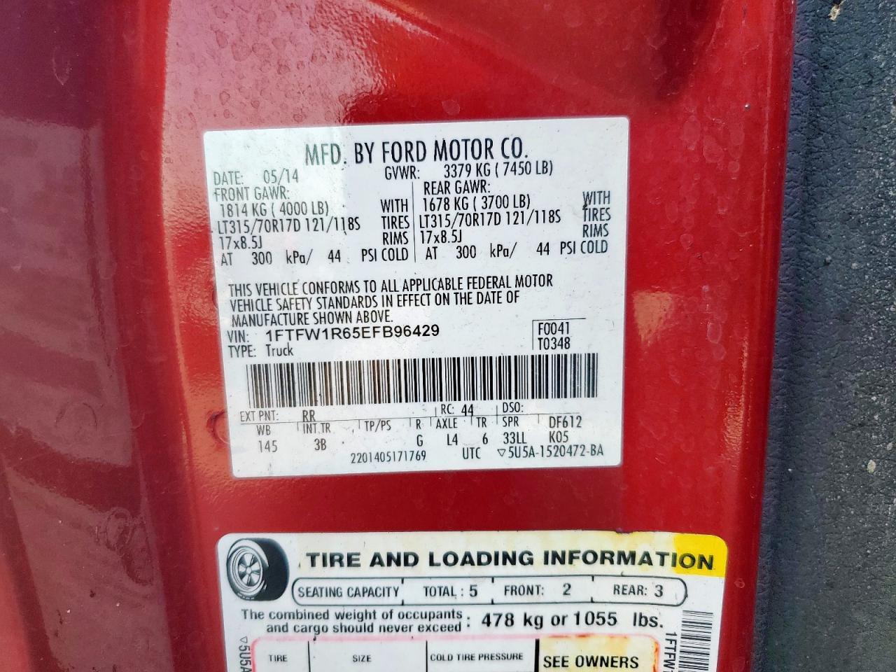 2014 FORD F-150