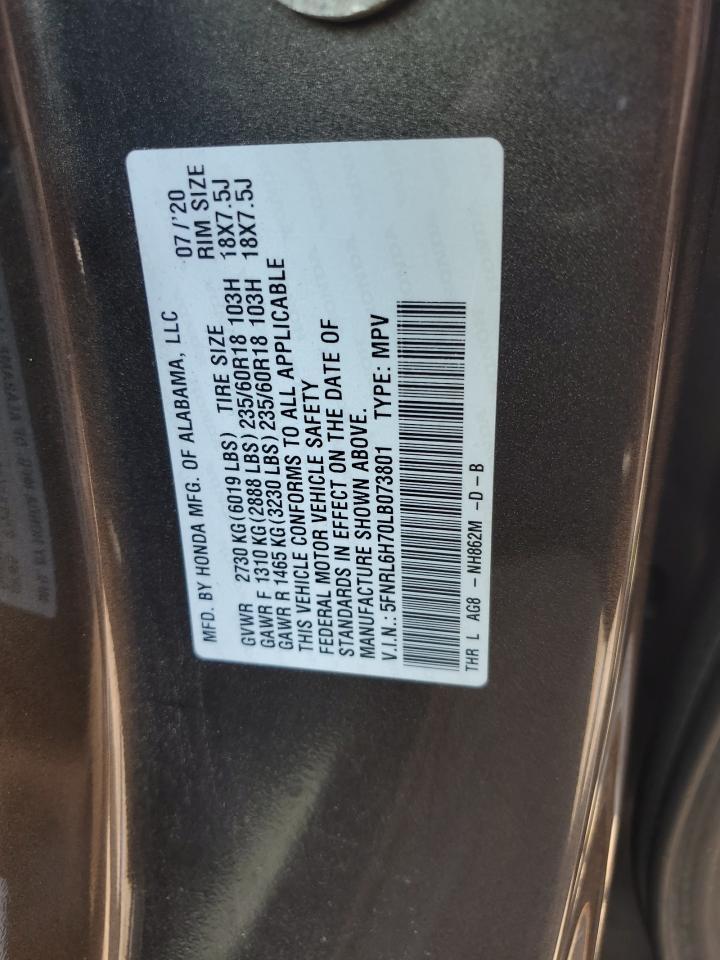 2020 HONDA ODYSSEY