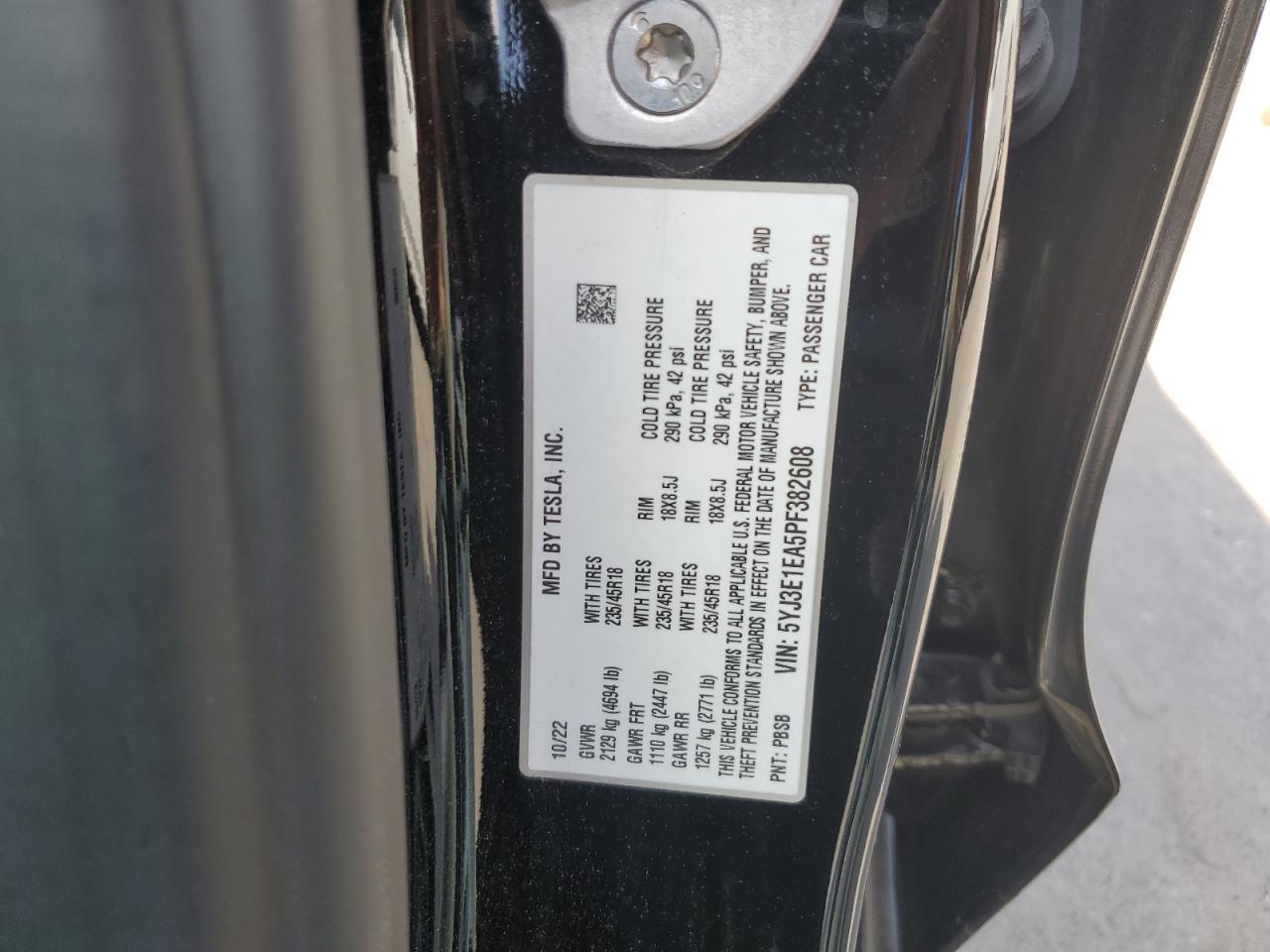 2023 TESLA MODEL 3