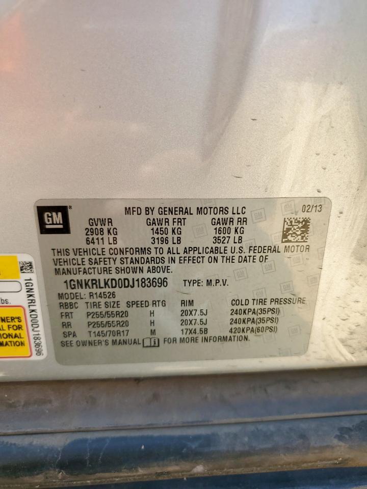 2013 CHEVROLET TRAVERSE