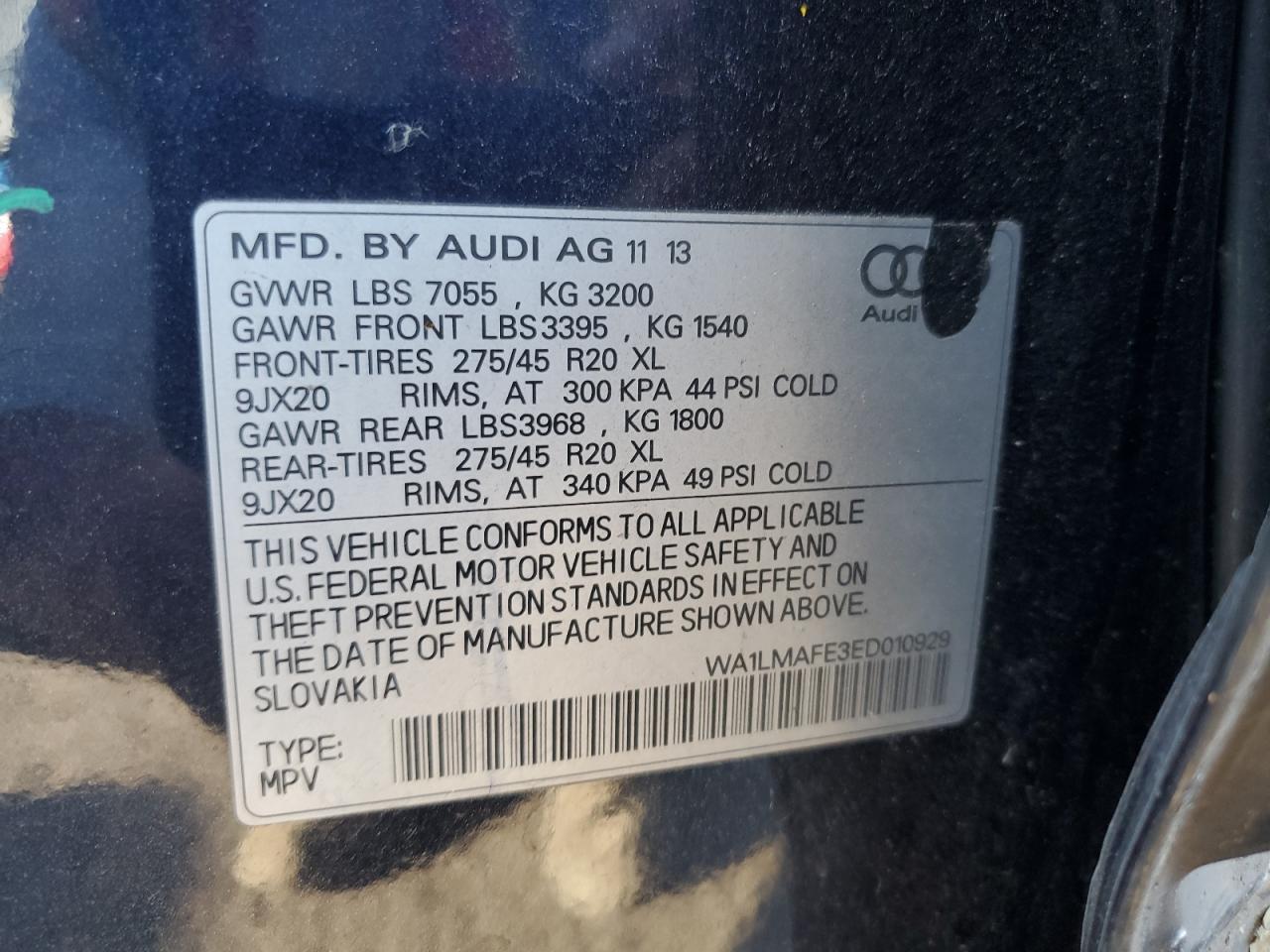 2014 AUDI Q7
