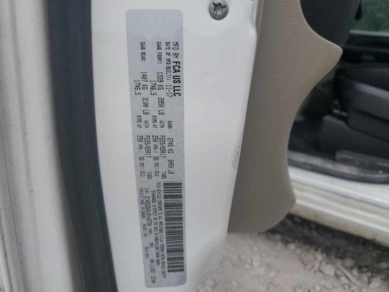 2018 DODGE GRAND CARAVAN