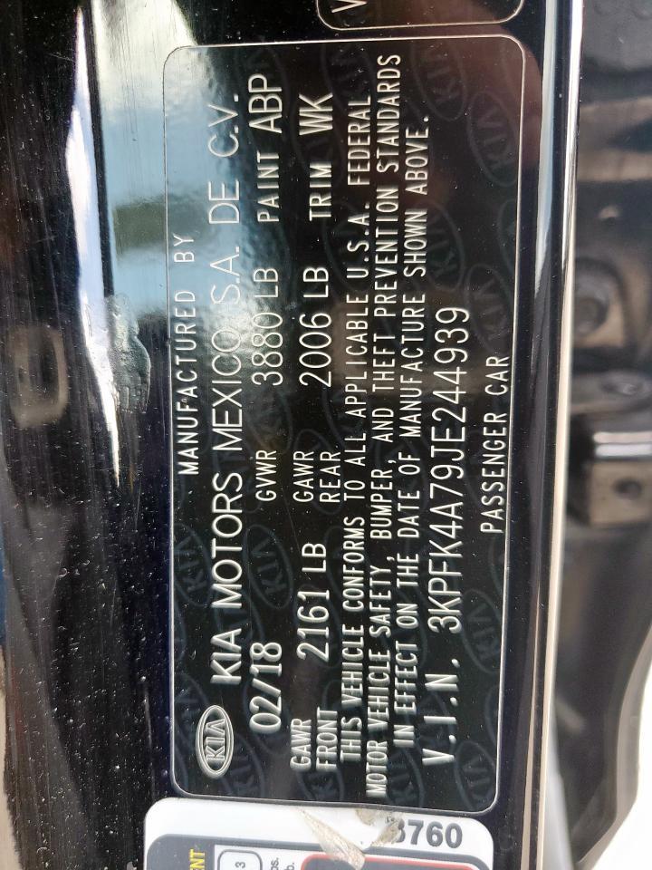 2018 KIA FORTE