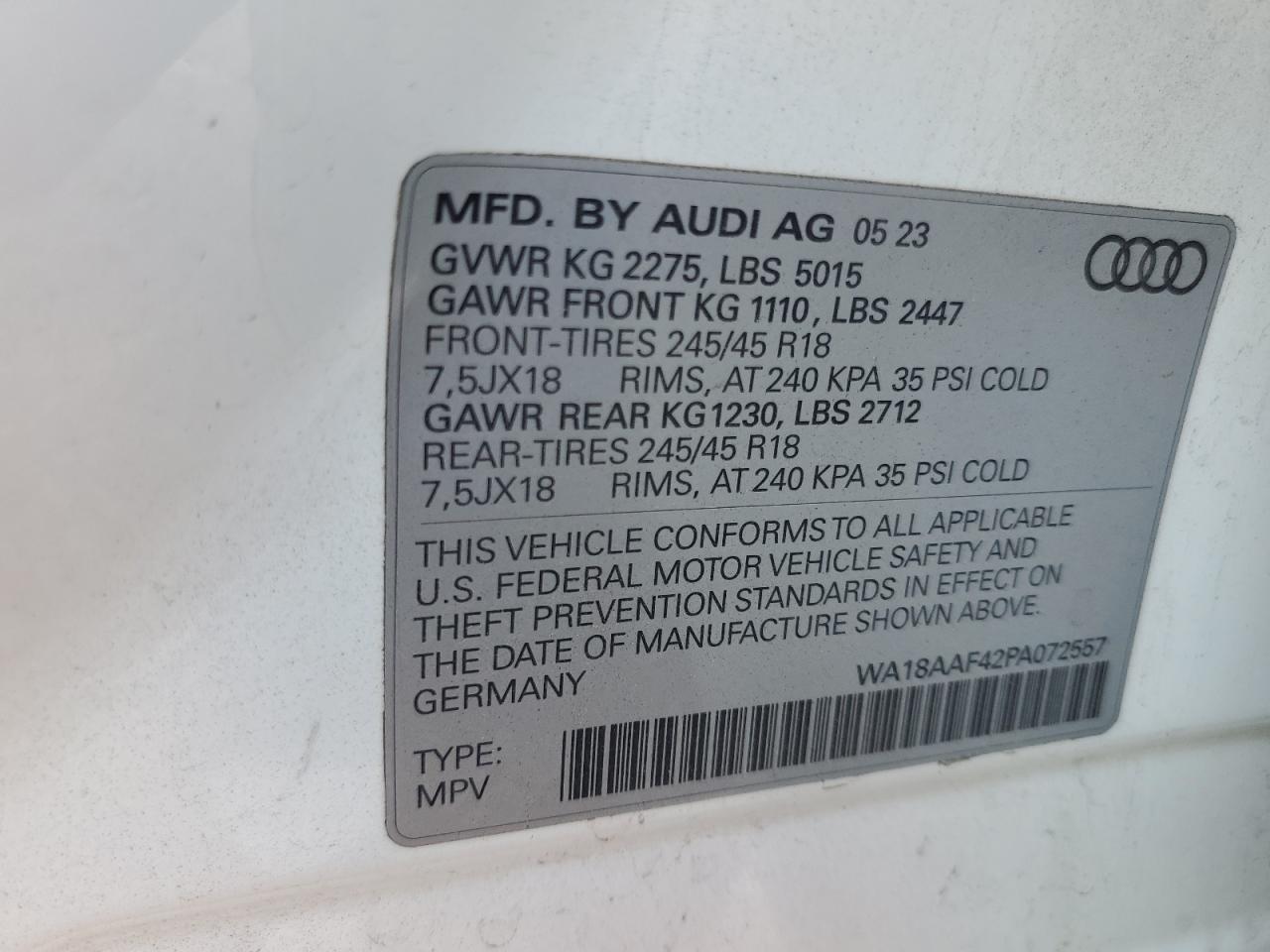 2023 AUDI A4 allroad