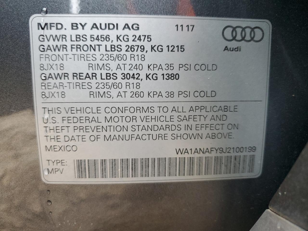 2018 AUDI Q5