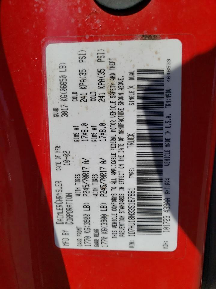 2003 DODGE RAM 1500