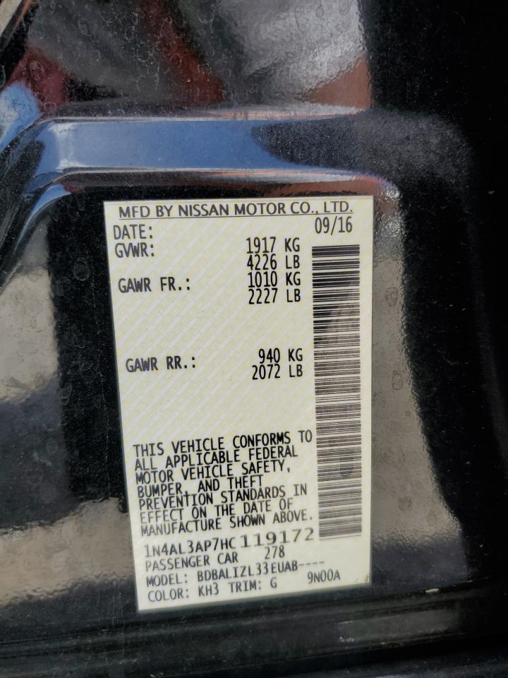 2017 NISSAN ALTIMA