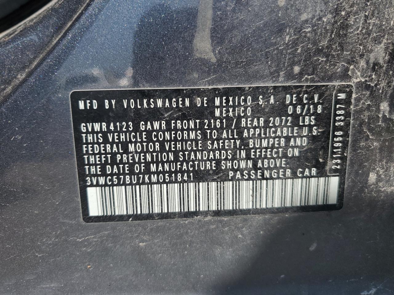 2019 VOLKSWAGEN JETTA