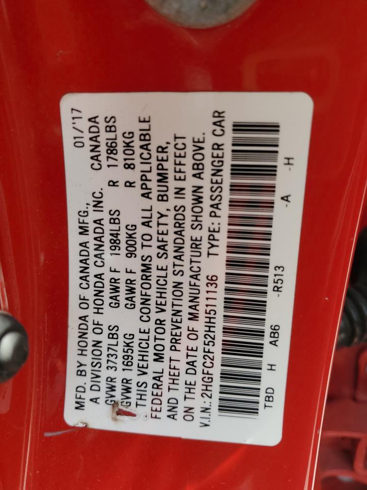 2017 HONDA CIVIC