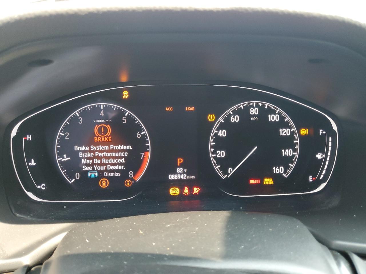 2019 HONDA ACCORD