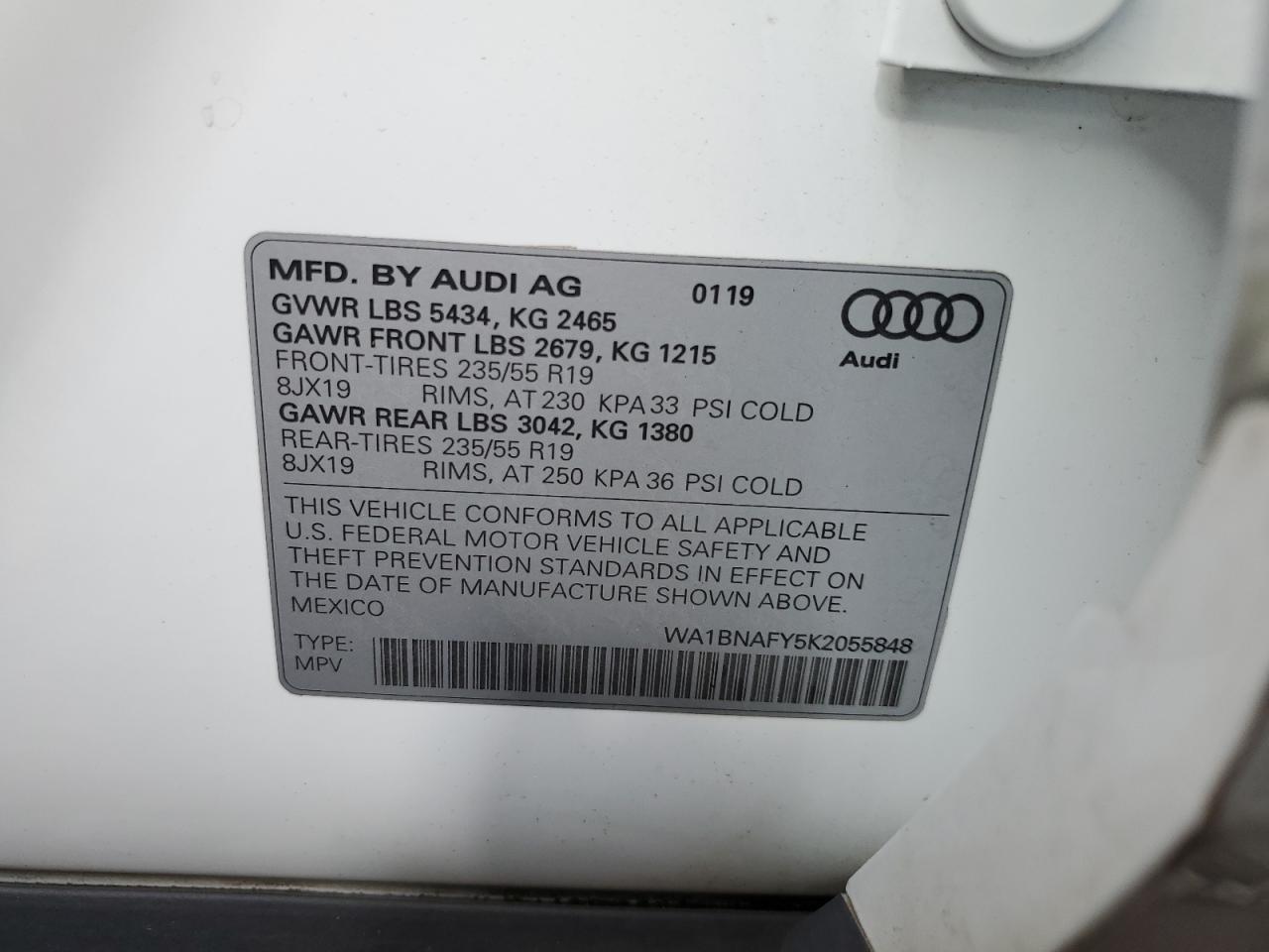 2019 AUDI Q5