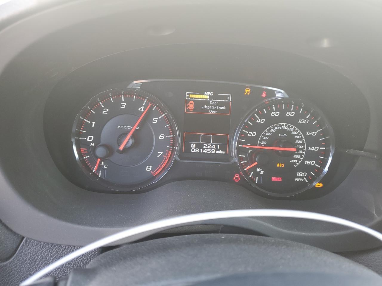 2019 SUBARU WRX