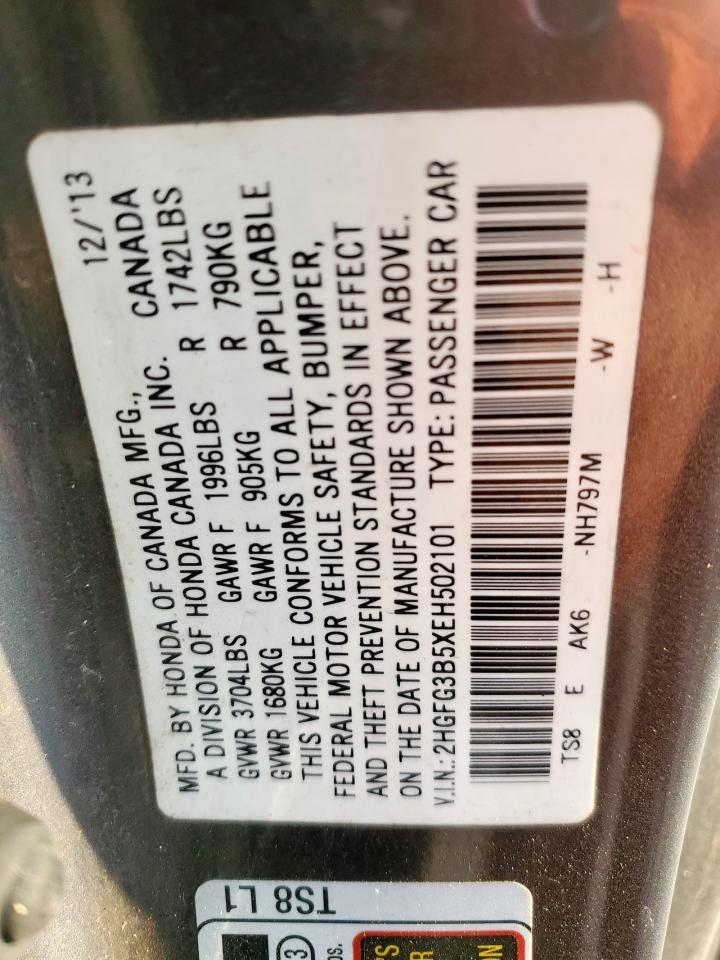 2014 HONDA CIVIC