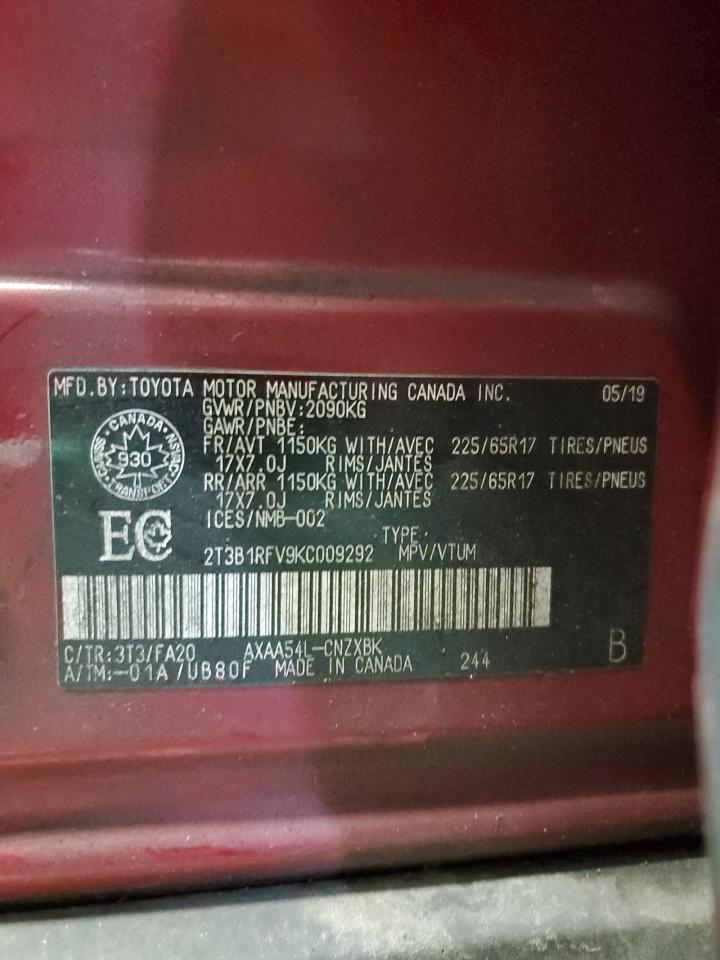 2019 TOYOTA RAV4
