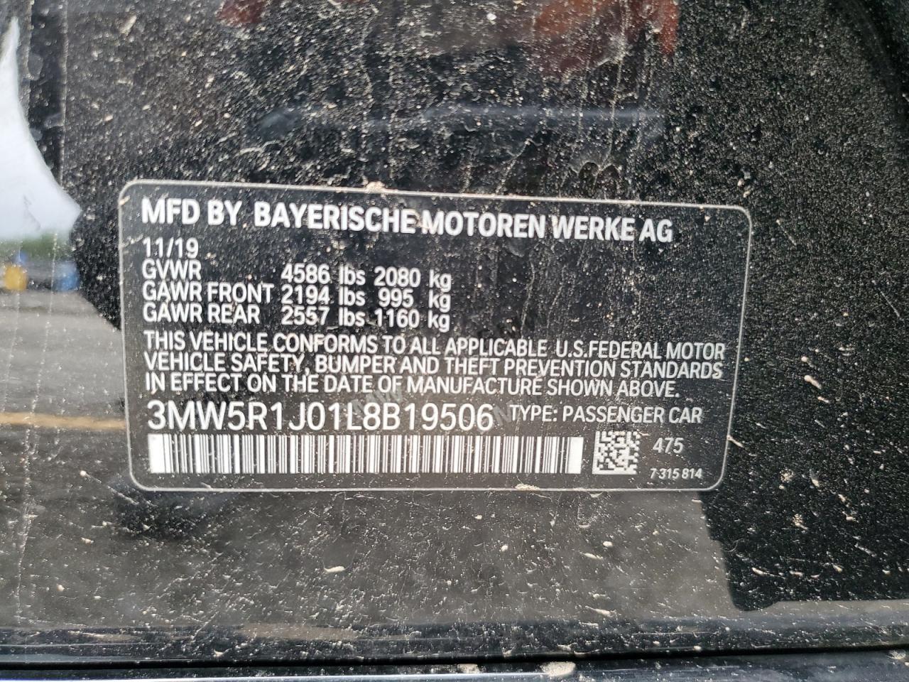 2020 BMW 3 SERIES