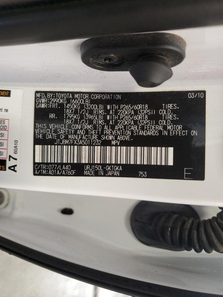 2010 LEXUS GX 460