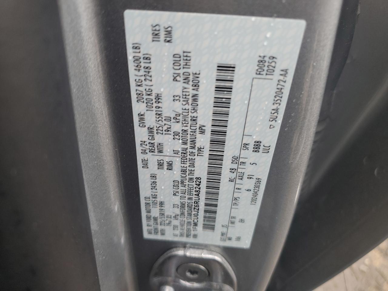 2024 FORD ESCAPE