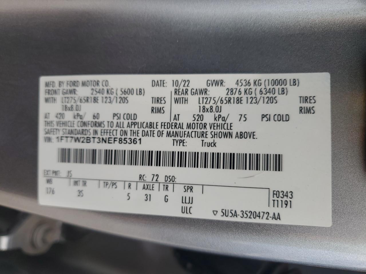 2022 FORD F-250