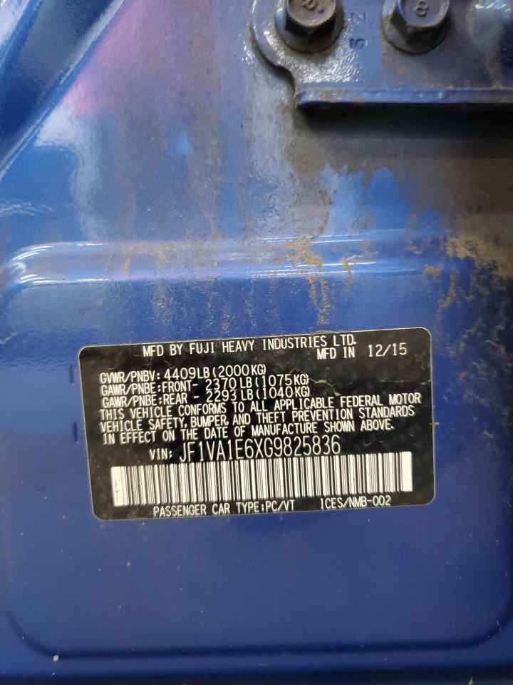2016 SUBARU WRX