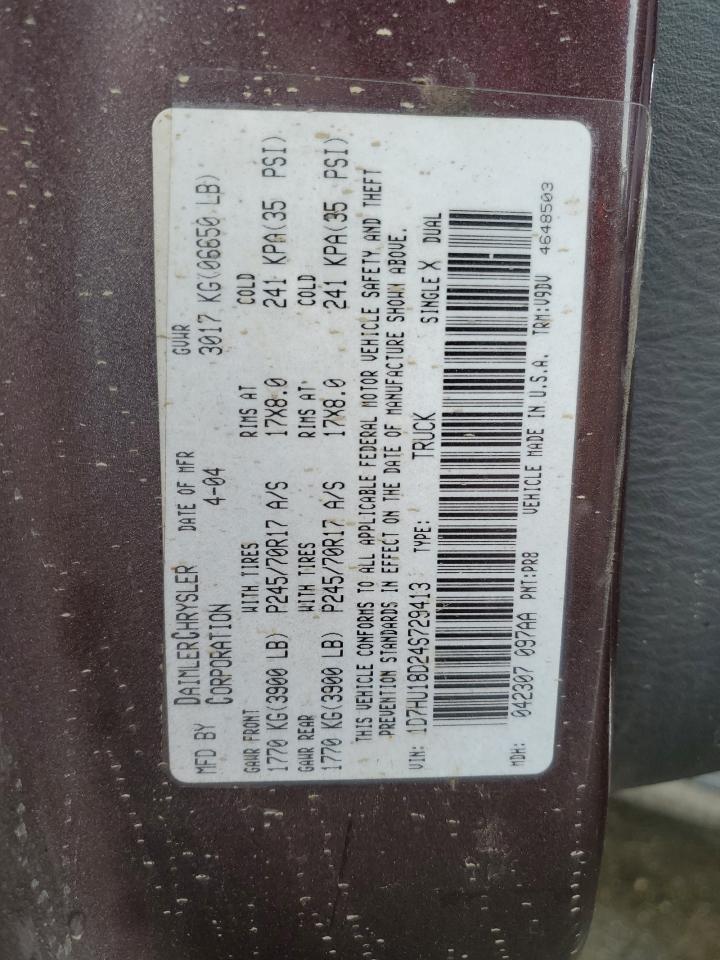 2004 DODGE RAM 1500