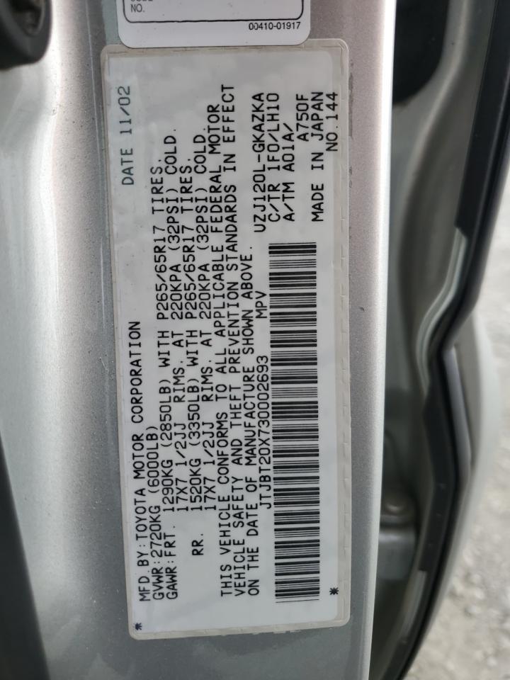 2003 LEXUS Gx 470