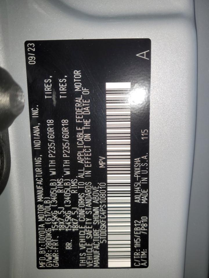 2023 TOYOTA SIENNA