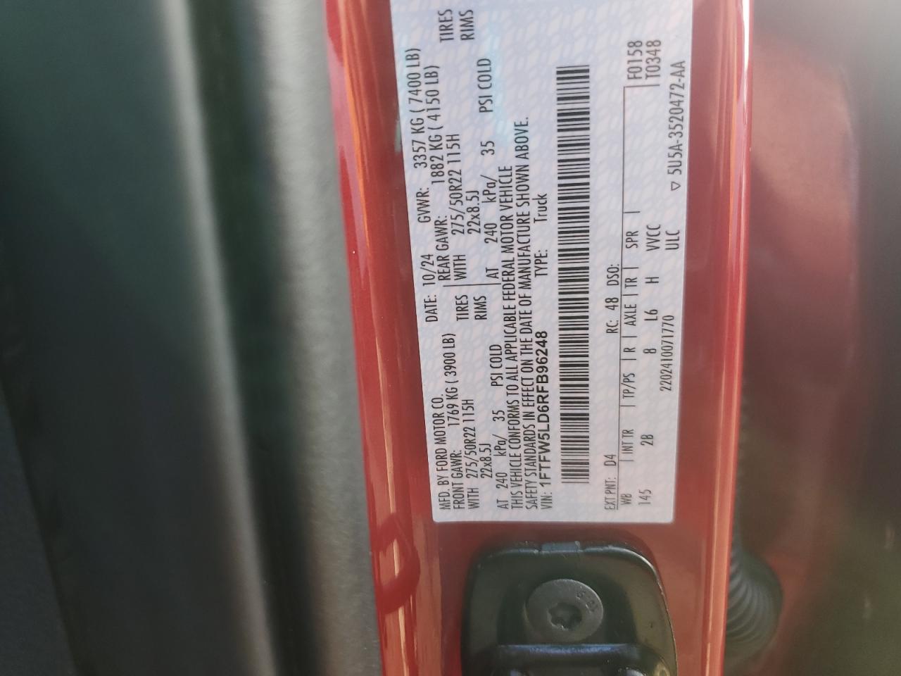 2024 FORD F-150