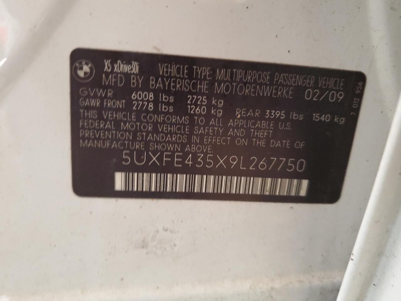 2009 BMW X5