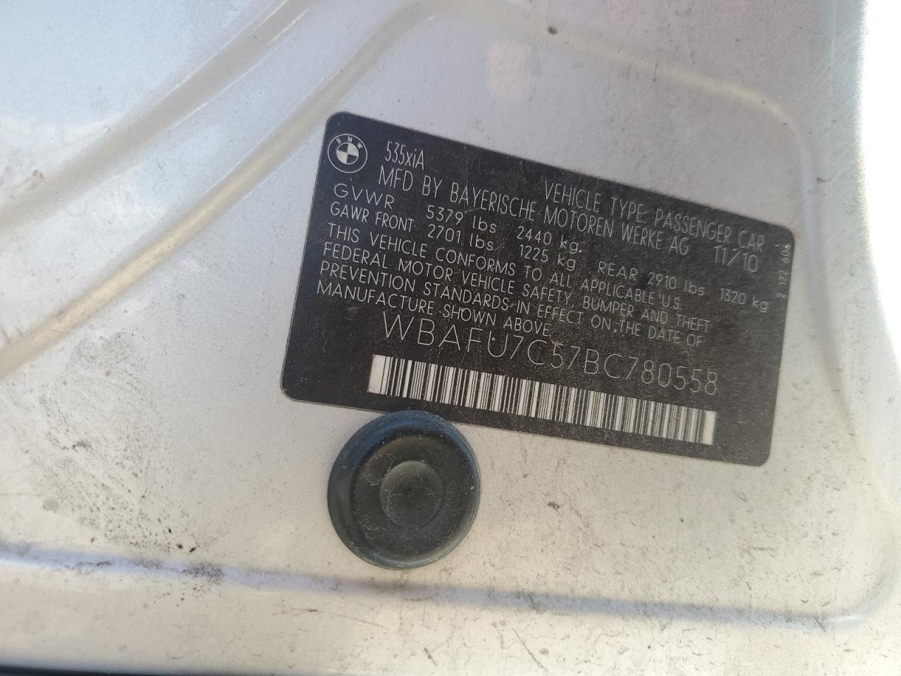 2011 BMW 5 series