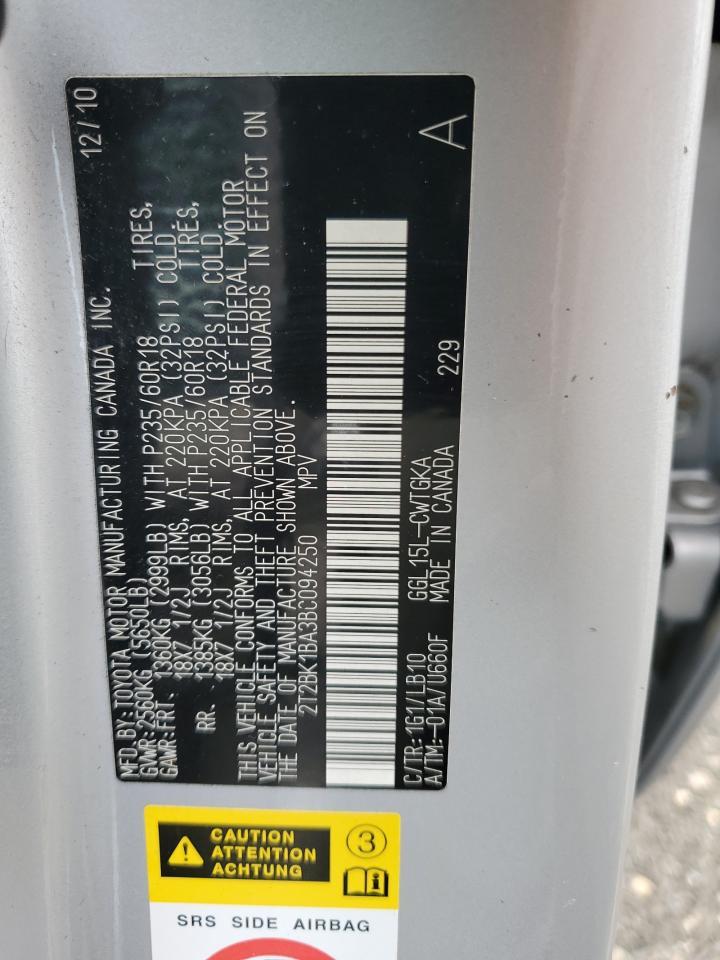 2011 LEXUS RX 350