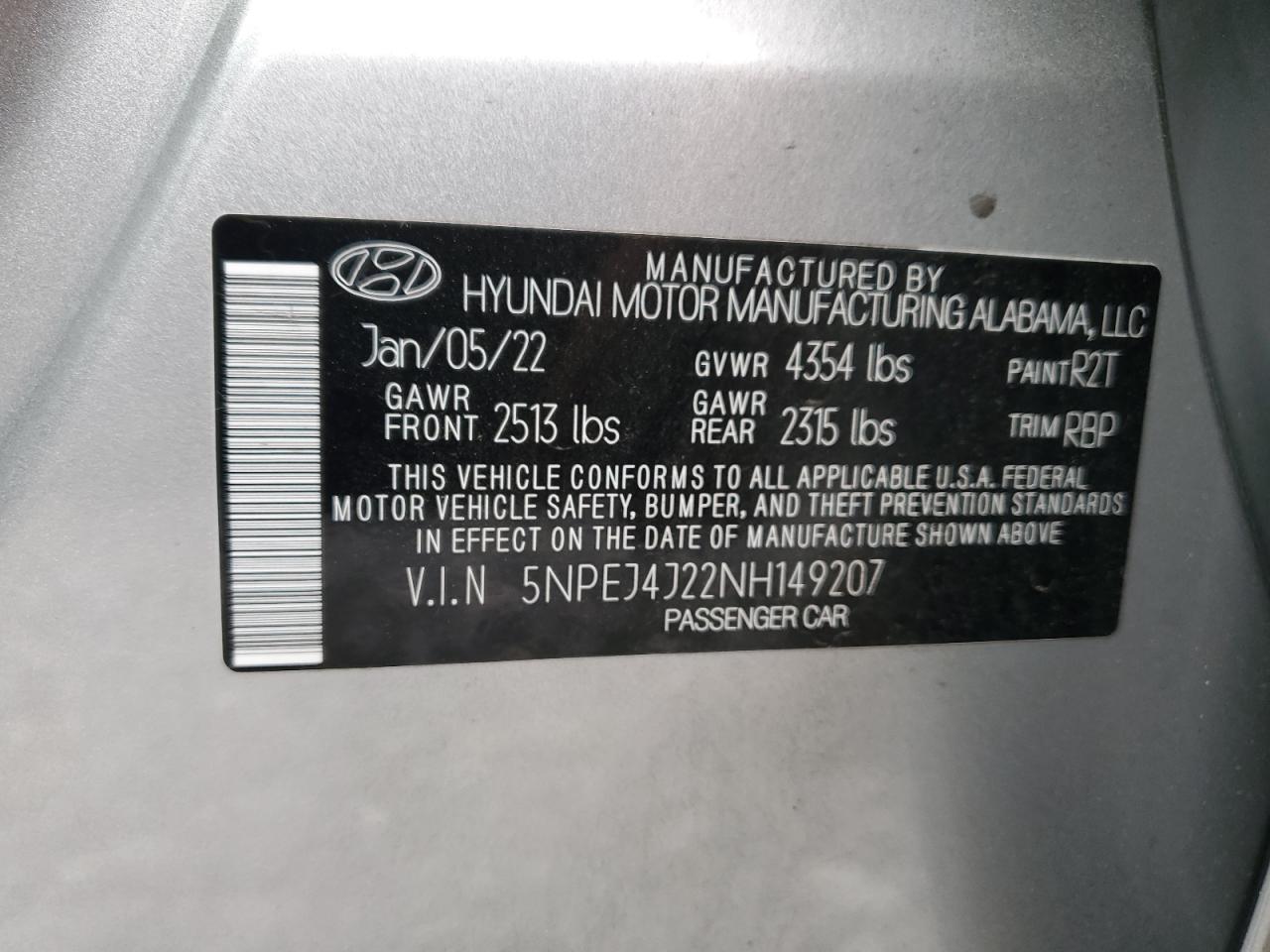 2022 HYUNDAI SONATA