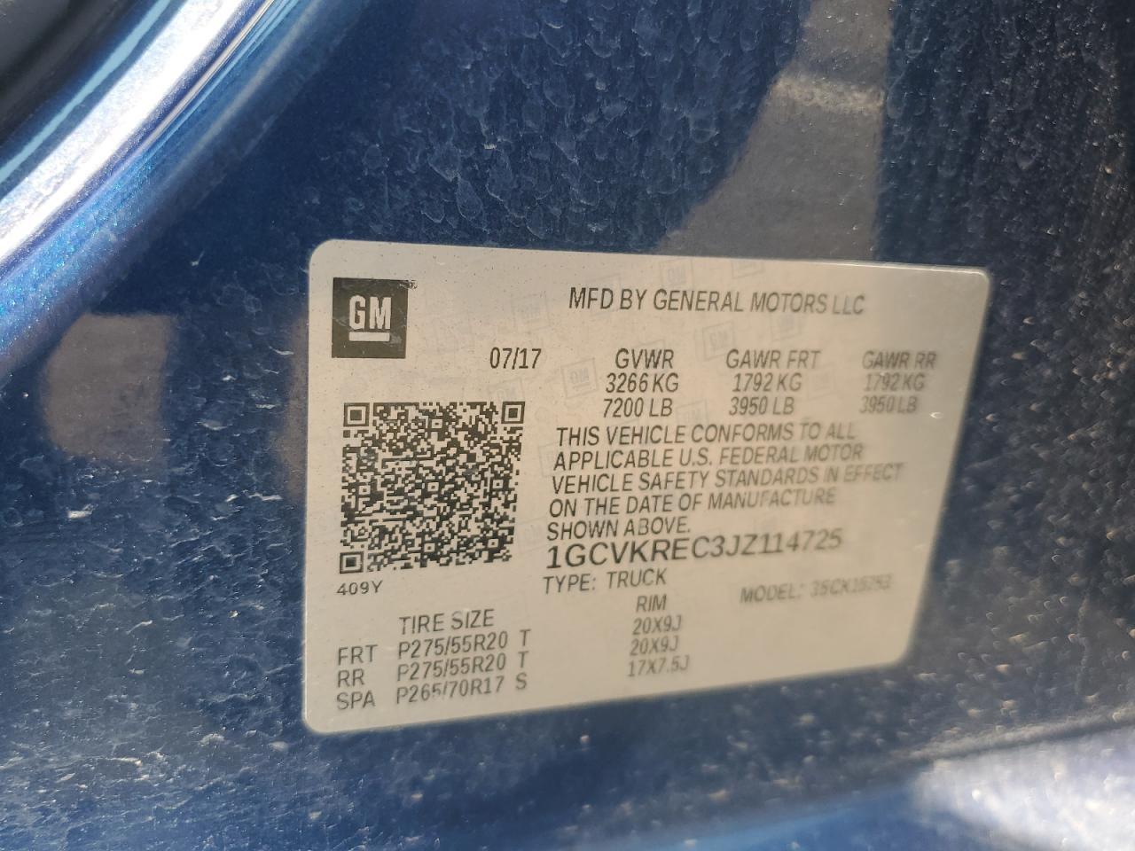 2018 CHEVROLET Silverado