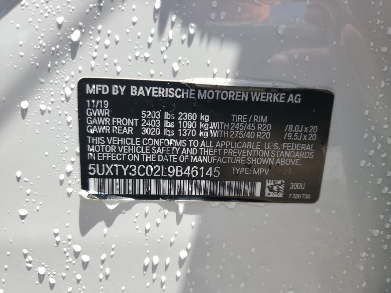 2020 BMW X3