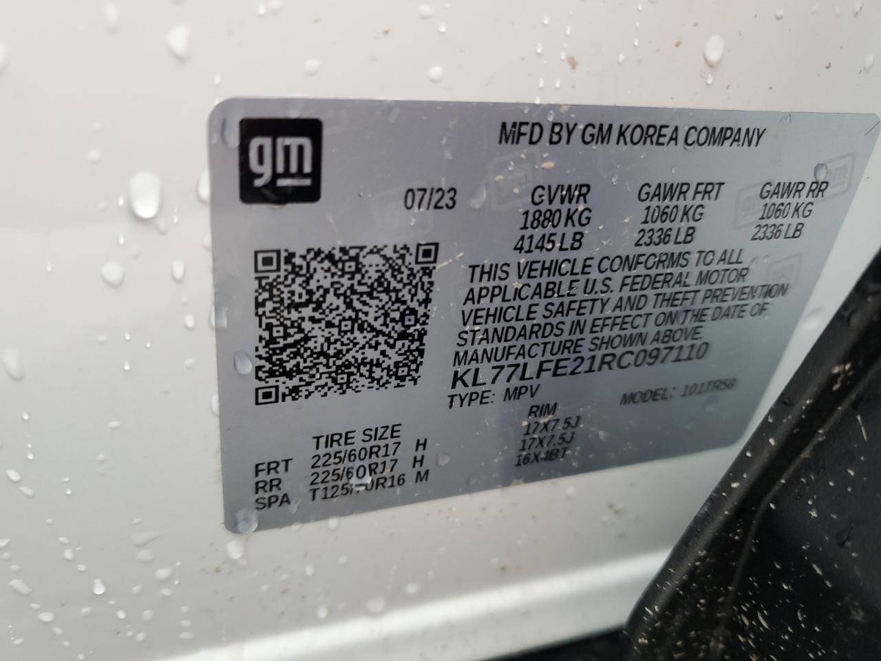 2024 CHEVROLET TRAX