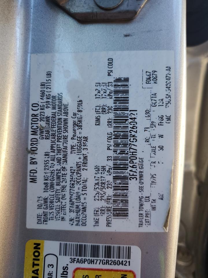 2016 FORD FUSION