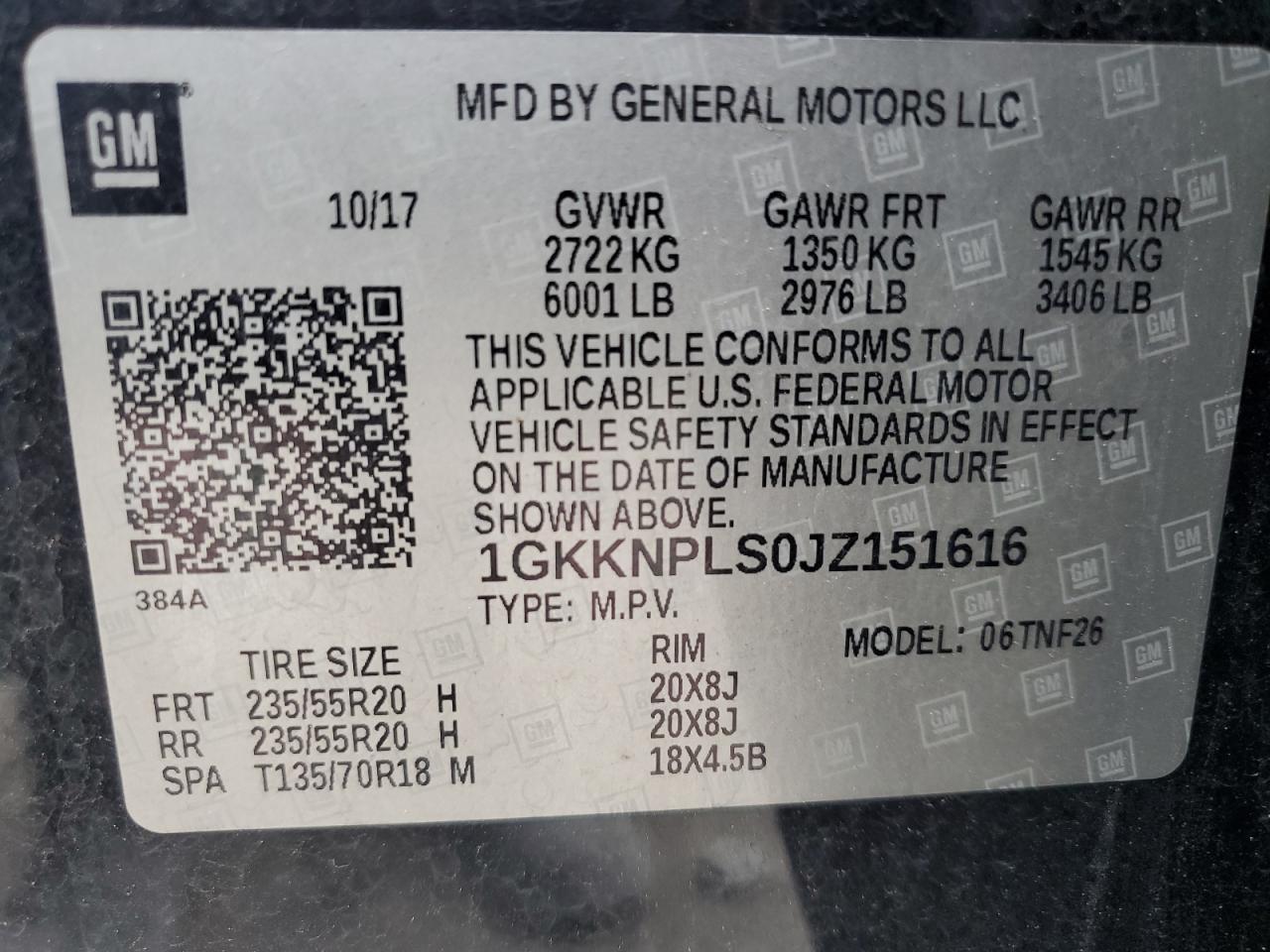 2018 GMC ACADIA