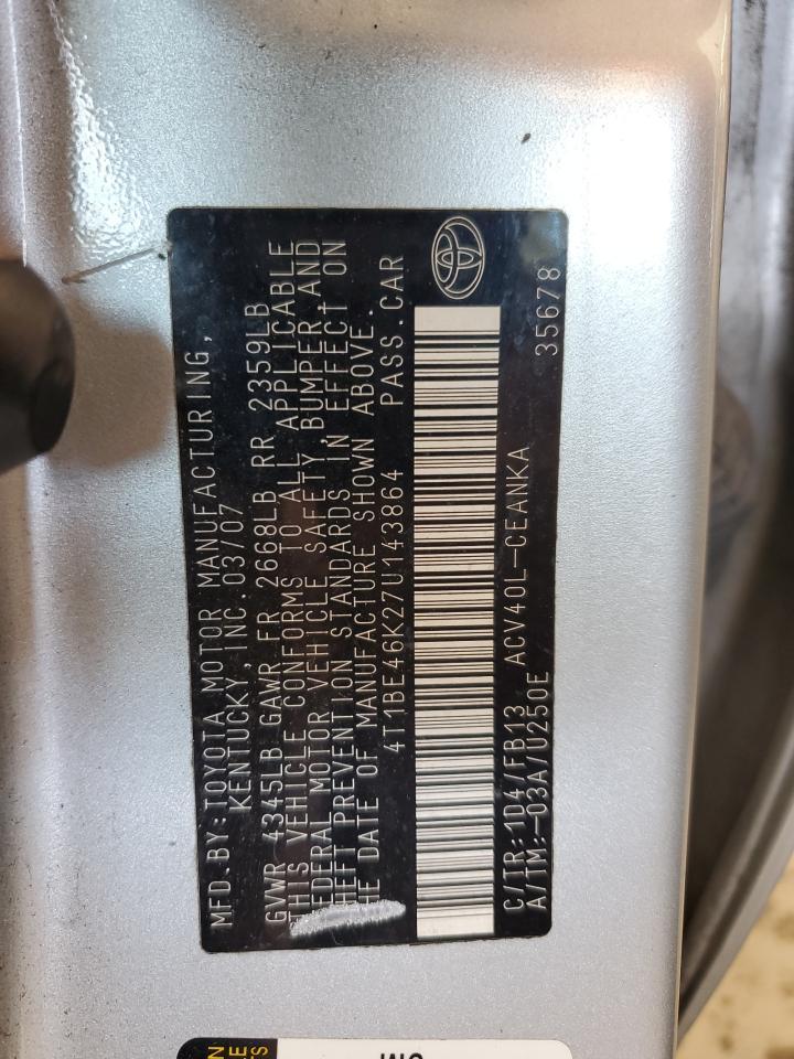 2007 TOYOTA CAMRY