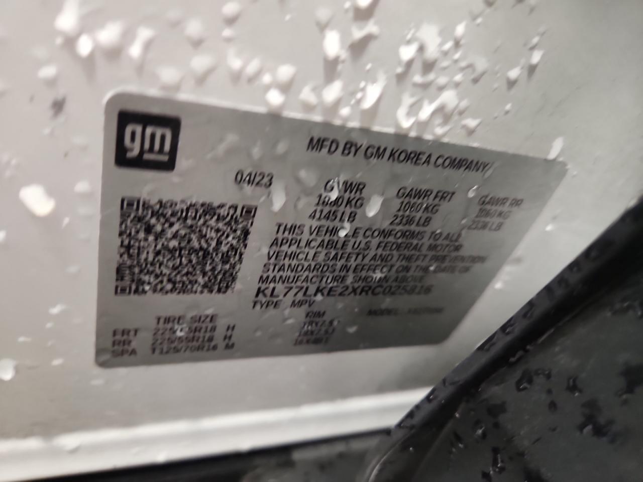 2024 CHEVROLET TRAX