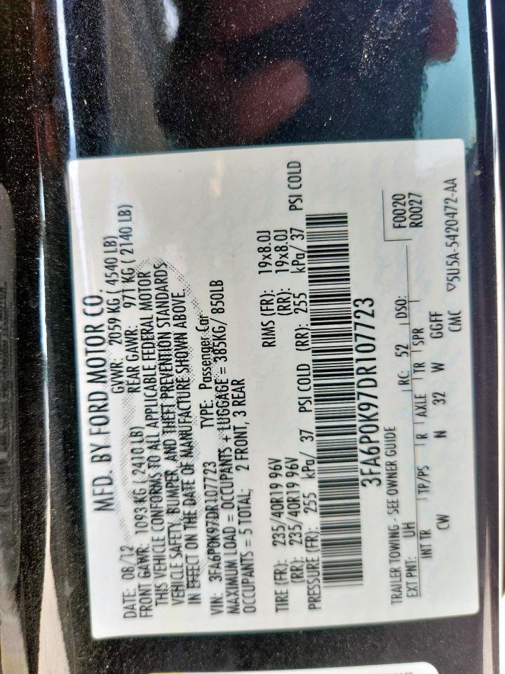 2013 FORD FUSION
