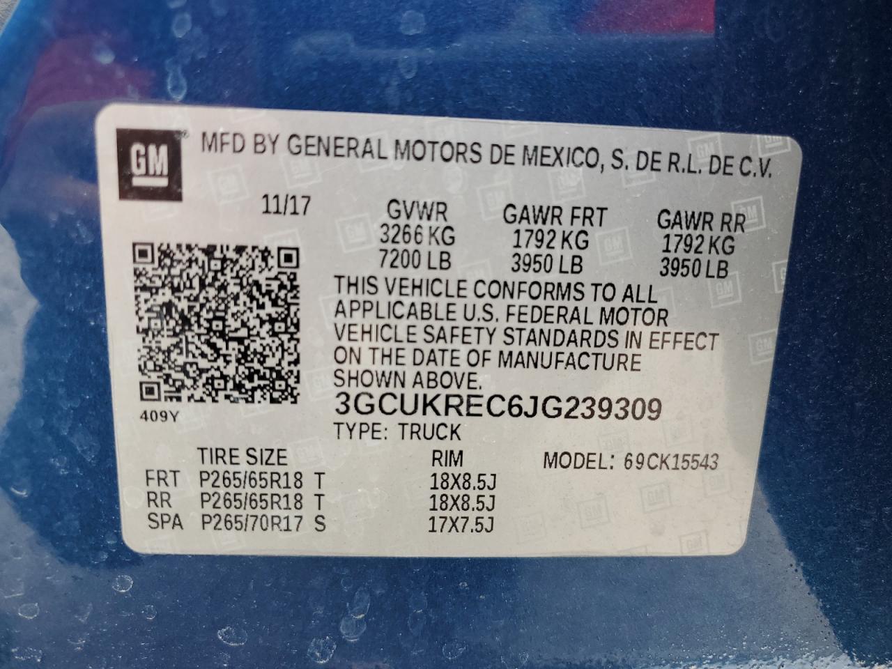 2018 CHEVROLET Silverado