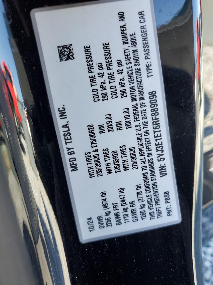 2024 TESLA MODEL 3