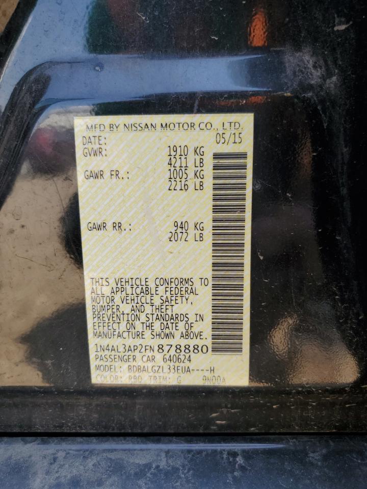 2015 NISSAN ALTIMA
