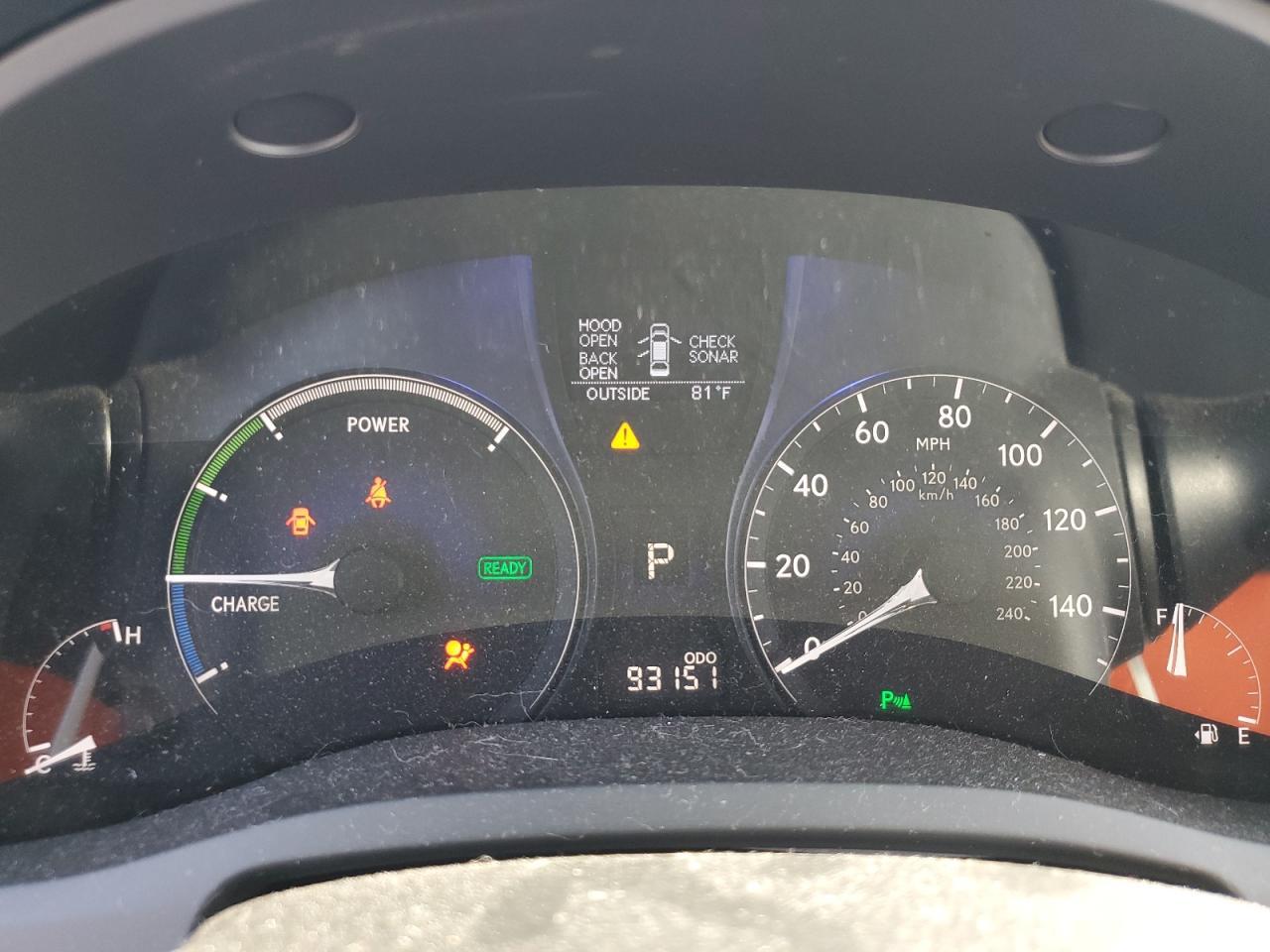 2012 LEXUS RX 450H