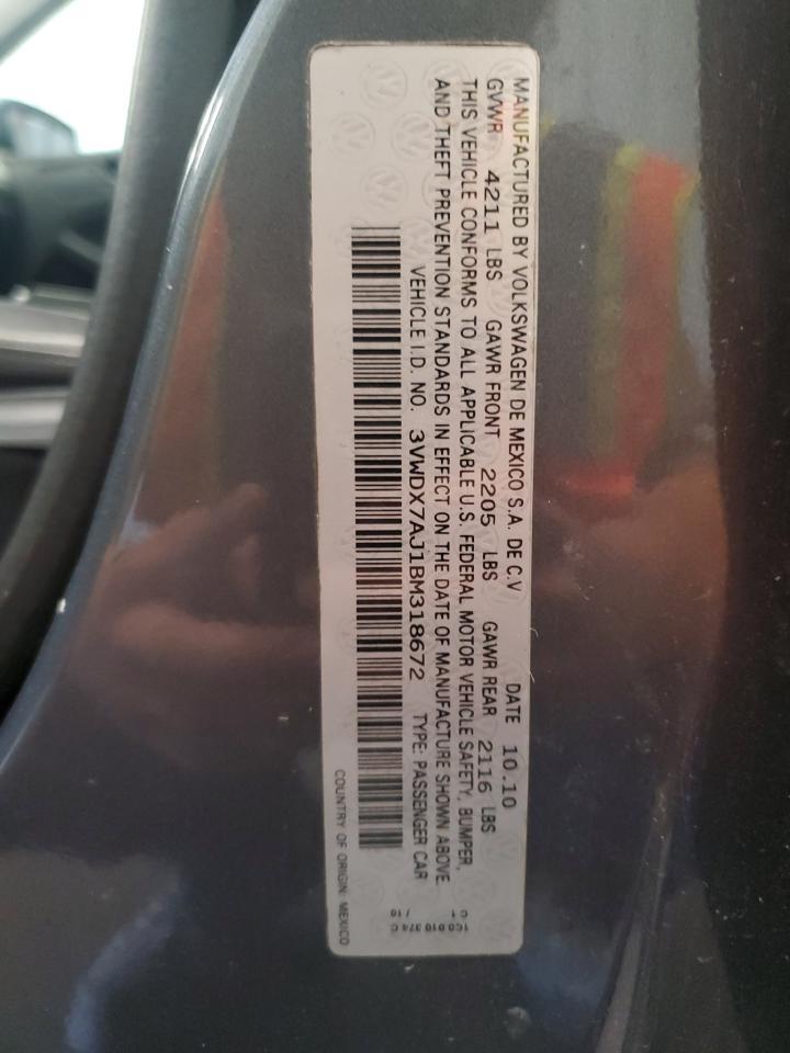 2011 VOLKSWAGEN JETTA