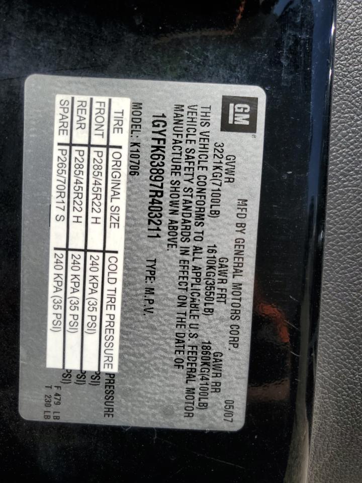 2007 CADILLAC ESCALADE