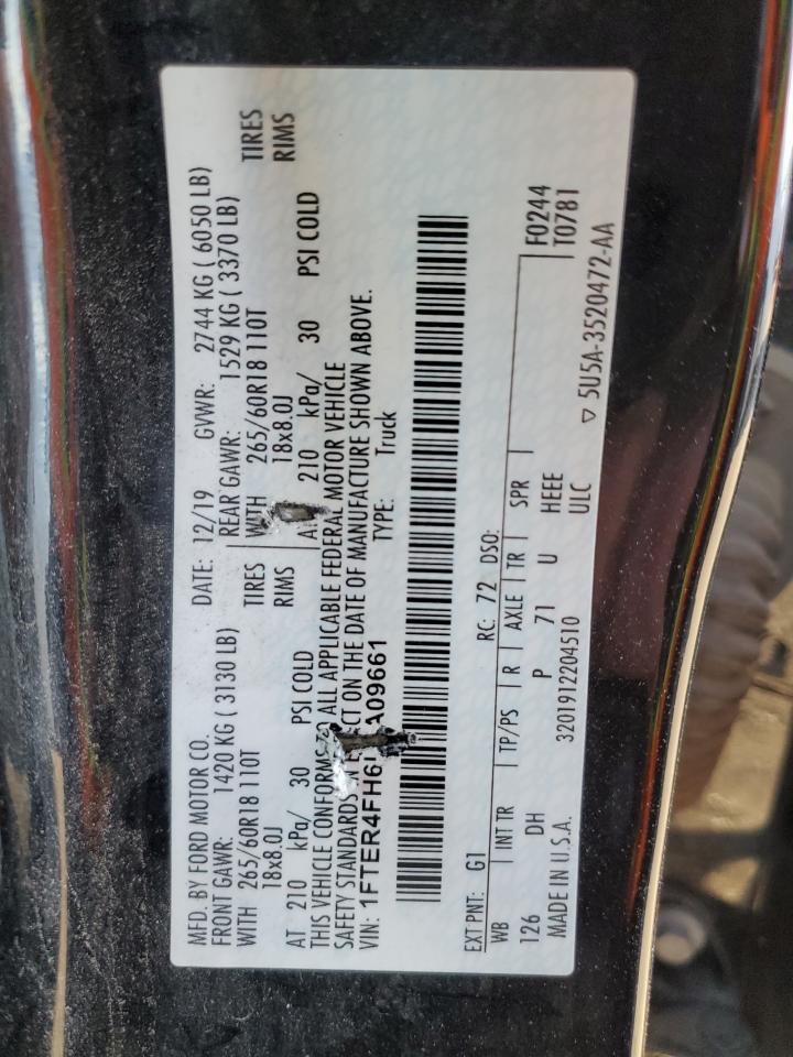 2020 FORD RANGER