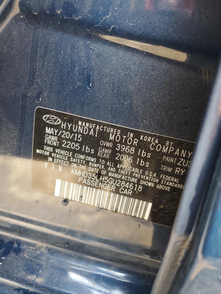 2016 HYUNDAI ELANTRA